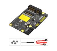 Adapter SATA3.0 M.2/Msata Per Doppio SSD Msata/M.2