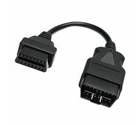 OBD 2 II Cavo Di Estensione Spina A Presa 20 Cm 16 Pin Interfaccia Di Diagnosi