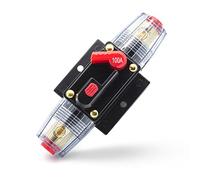 Adapter Universe, fusibile automatico 40 A-100 A, interruttore automatico, 12 V/24 V, protezione dagli spruzzi d'acqua per auto, barca, moto ecc.