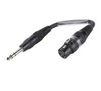 Sommer Cable 6,3mm Jack Maschio <-> XLR 3-pol Femmina Road-Adapter SGFGU0015-SW