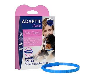 Adaptil Junior - Antistress per i Cuccioli - Adeguamento alla casa, l'apprendimento, l'educazione, Lloros, Era Solo - Collare per Cuccioli