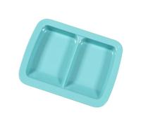 Adaptive Scoop - Piastre antiscivolo ponderate, in melamina, a prova di fuoriuscite, con parete extra per anziani/adulti/disabili/artrite/tremori alle mani per auto-alimentazione (acqua, cavità doppie
