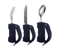 Adaptive Utensils, Elderly Eating Utensils, Utensils For Hand Tremors, Stainless Steel Adaptive Flatware, Ergonomic Eating Utensils, Utensils For Muscle Weakness, Disability Eating Tools