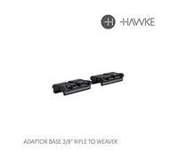 ADAPTOR BASES AND BUBBLE LEVEL 22405 11mm / 3/8 (Rifle) to Weaver (2 Piece)