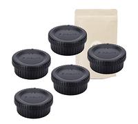 Adaptout 5x AI LF4 - Tappo innesto corpo macchina + copriobiettivo posteriore retro per obiettivo compatibile Nikon AI F tipo LF4 BF1B e AI-S marca francese