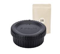 Adaptout AI LF4 - Tappo innesto corpo macchina + copriobiettivo posteriore retro per obiettivo compatibile Nikon AI F tipo LF4 BF1B e AIS G marca francese