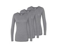 Adar Camice Medico Donna Confezione da 3 - Divisa Infermiere Comoda - 2903 - Dark Marl Gray - 2X