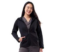 Adar PRO Camice Infermiere Donna - Giacca Calda in Felpa per Camice - P7202 - Black - XS