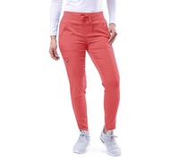 Adar PRO Divise Sanitarie Donna - Pantaloni Yoga Stile Jogging per Camice - P7104 - Rapture Rose - XL