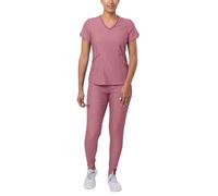 Adar PRO Erica Moderna Atletica Impostata per Donna - Moderna V-Collo Top & Yoga Pareggiatrice - P9500H - Erica Vino - XXS