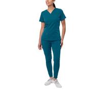 Adar Uniforms P9600CBBXXS Camice Medico, Caribbean Blue, XXS Donna