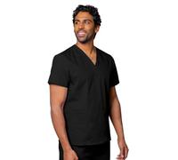 Adar Universal Abbigliamento Medico Unisex - Uniforme Infermiera Scollo a V - 2600 - Black - 3X