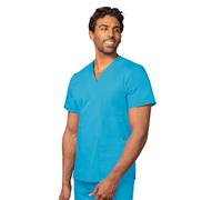 Adar Universal Uniforme Infermiera Unisex - Abbigliamento Medico con Scollo a V - 601 - Turquoise - 2X