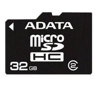 ADATA 32 GB microSDHC Card Class 2 con Micro Reader Version 2
