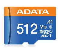 ADATA CARD MICROSDHC 512GB UHS-I CL10 100/20 MB/s AUSDX512GUICL10A1-RA1
