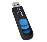 DashDrive UV128 32GB unità flash USB USB tipo A 3.2 Gen 1 (3.1 Gen 1) Nero, Blu, Chiavetta USB Nero/Blu, 32 GB, USB tipo A, 3.2 Gen 1 (3.1 Gen 1), Lamina di scorrimento, 10 g, Nero, Blu