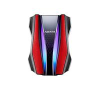 ADATA HD770G - Hard disk esterno da 2 TB, con USB 3.2 Gen.1, classe di protezione IP68, rosso, AHD770GG, 2 TB