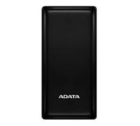 ADATA Powerbank Batteria portatile ricaricabile C20-BK Power Bank da 20.000 mAh (74Wh), colore nero (C20-BK) Indicatore LED di ricarica incorporato
