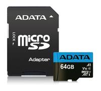 Adata Premier microSDXC UHS-I Class10 64GB (AUSDX64GUICL10A1-RA1)