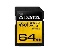 ADATA Premier ONE 64 GB SDXC Classe 10 UHS-II 290 MB/s 260 ASDX64GUII3CL10-C