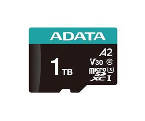 ADATA Premier Pro AUSDX1TUI3V30SA2-RA1 - Scheda di memoria microSDXC UHS-I U3 V30, classe 10, A2, con adattatore da 1 TB