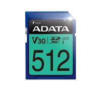 ADATA Premier Pro SDXC UHS-I U3 Class 10 V30 Extended ASDX512GUI3V30S-R