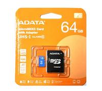 ADATA scheda di memoria Micro SDXC da 64 GB con adattatore SD per smartphone, tablet, ecc. A1, UHS-I, V10 fino a 100 mb/s (64 GB)