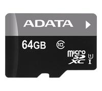 ADATA SD MicroSD Card SDXC UHS-I Class 10 m. A. AUSDX64GUICL10A1-RA1