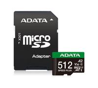 ADATA Speed Plus microSDXC 512 GB UHS-I U3 Class UD512GUI3V30A2SP-RA1