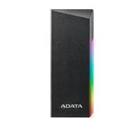 ADATA SSD EC700G M.2 PCIe/NVMe/SATA con illuminazione RGB USB 3.2 Gen2 Type-C (10 Gbps), cavi da USB-C a C e da USB-C ad A, compatibile con PCIe 2280/2242/2230