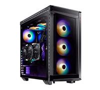 ADATA XPG BATTLECRUISER Super Mid-Tower PC Chassis, Metal Construction with Glass Panels, Air-Flow Cooling, Modular Tool-Less, Dust-Filter, I/O USB Ports, Black