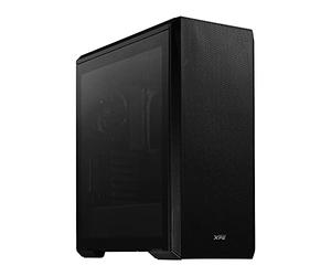 ADATA XPG DEFENDER Mid-Tower PC Chassis, full-size E-ATX with MESH front panel design, perforated cooling PSU chamber, removable dust filter, I/O USB 3.0 Ports, Black