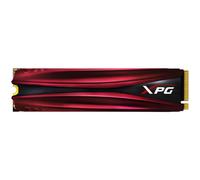 ADATA SSD GAMING XPG GAMMIX S11 PRO 1TB M.2 2280 PCIE GEN3X4 3D NAND FLASH 2ND GEN NVME 1.3 R/W 3500/3000 MB/S BLACK/RED HEATSINK