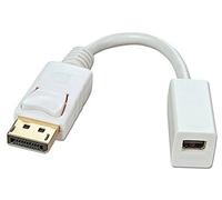Lindy Cavo e adattatore video 41060 – DisplayPort / Mini DisplayPort 0,15 m Bianco
