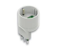 ADATT.SCHUKO 10A+T BIANCO SALVASPAZIO 800201