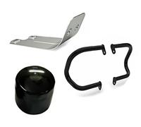 Adatta Per Royal Enfield Sump Guard E Compact Engine Guard + Filtro Olio S2U