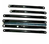 Adatta Royal Enfield 350CC Parafango Anteriore Nero Supporti S2U