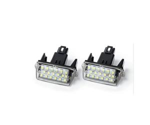 Adatta Targa Luce Per Auris Per Camry Per Corolla Per Esquire Per Highlander Per Prius Per Yaris Per Lampada LED Per Auto 2x Luce Targa Posteriore