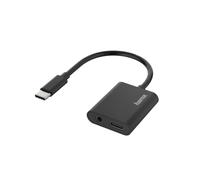Adattabile. audio, 2 in 1, f. USB-C - jack da 3,5 mm/porta USB-C, audio+carica.