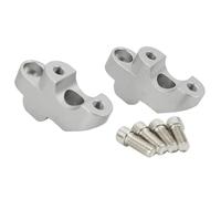 Adattamento Altezza Manubrio Estensione Rialzo Manubrio Con Morsetto Adattatore Di Estensione E Staffa Sollevamento Per NC750S NC750X DCT 2014-2015(Argento)