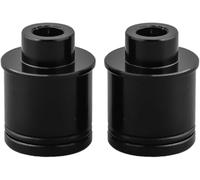 Adattamento mozzo a sgancio rapido in alluminio 7075 da 12/15 mm ad asse passante da 9 mm per forcelle Hope, lavorazione CNC, coppia 2 pezzi (2 pezzi da 15 a 9 mm) intelligente e attraente