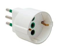 Adattatore Fanton spina 10A+T e presa Schuko 82120