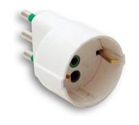 Adattatore Fanton spina 16A+T e presa schuko 82130