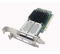 Adattatore 100GbE PCIEx16 IB/Ethernet Doppia porta QSFP28 con chipset Mellanox ConnectX4 MCX456A-ECAT, supporto scheda server di rete VPI EDR da 100 Gbps Windows/Linux/VMare/OFED