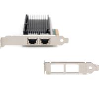 DIGITUS Scheda di rete server 10 Gigabit Ethernet - 2 porte RJ45 - NIC - Intel X540 BT2-10/100/1000/10000 Mbps