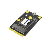 Adattatore 2 In 1 PCI-e A Scheda TF USB 2.0 e M.2 NVMe Key-M SSD Compatibile con Schede Madri NAS per il Controllo Industriale.
