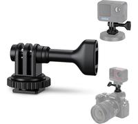 Adattatore 2 in 1 per Action Camera Hot Shoe, treppiede e adattatore per fotocamera Cold Shoe per GoPro Hero 13 12 11 10 9, Osmo Action 5 pro 4 su treppiede DSLR LED Selfie Stick monopiede per video