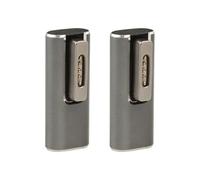 Adattatore 2 USB C, 2 Pezzi Connettore Magnetico Punta a T, Trigger PD Ricarica Rapida, Convertitore Femmina Tipo C per MacBook Pro e Air