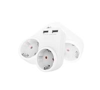 Adattatore 230 V con 2 porte USB girevoli a 360 °: questo adattatore di alta qualità è potente e multifunzionale, ottimizzando lo spazio e facilitando l'uso quotidiano con il suo design rotante.