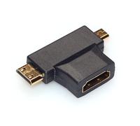 Adattatore 3 in 1 da HDMI femmina a Mini e Micro HDMI maschio